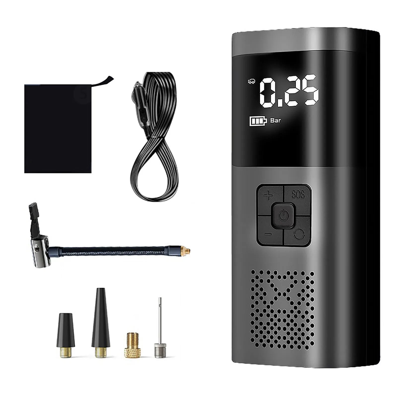150psi Car Digital Electric Tire Inflator Portable LCD Car