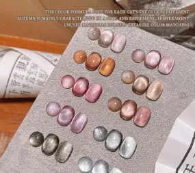 15ml Magnetic GelPolish - 10 Color Retro Vintage Set