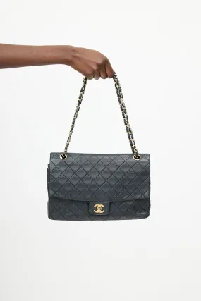 Black Classic Quilted Flap Bag