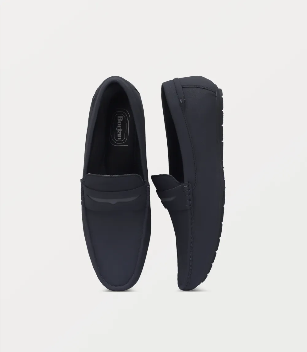 BM6785-NAVY-Men Moccasin