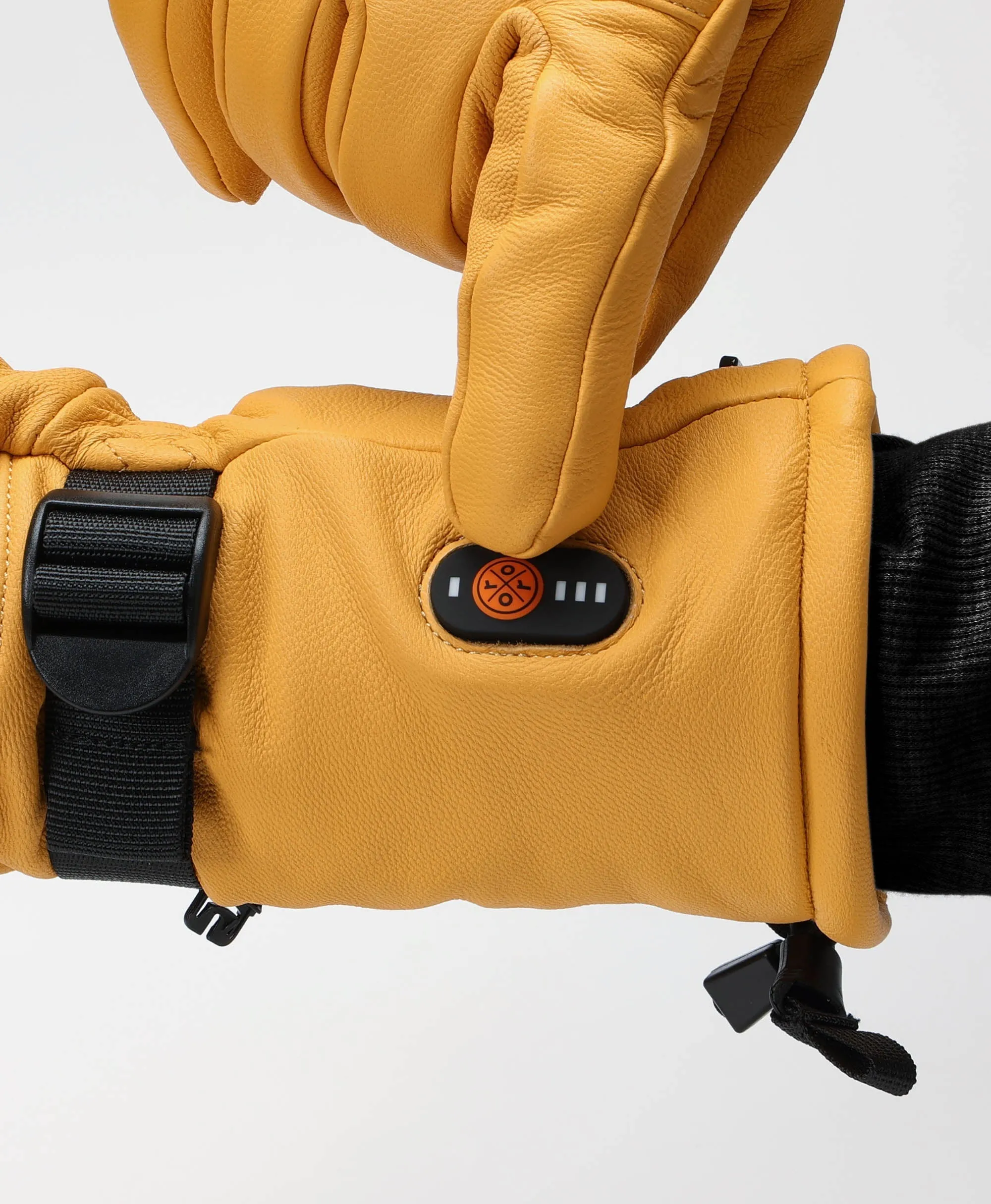 **Premium Heated Full Leather Unisex Gloves - Boise Collection**