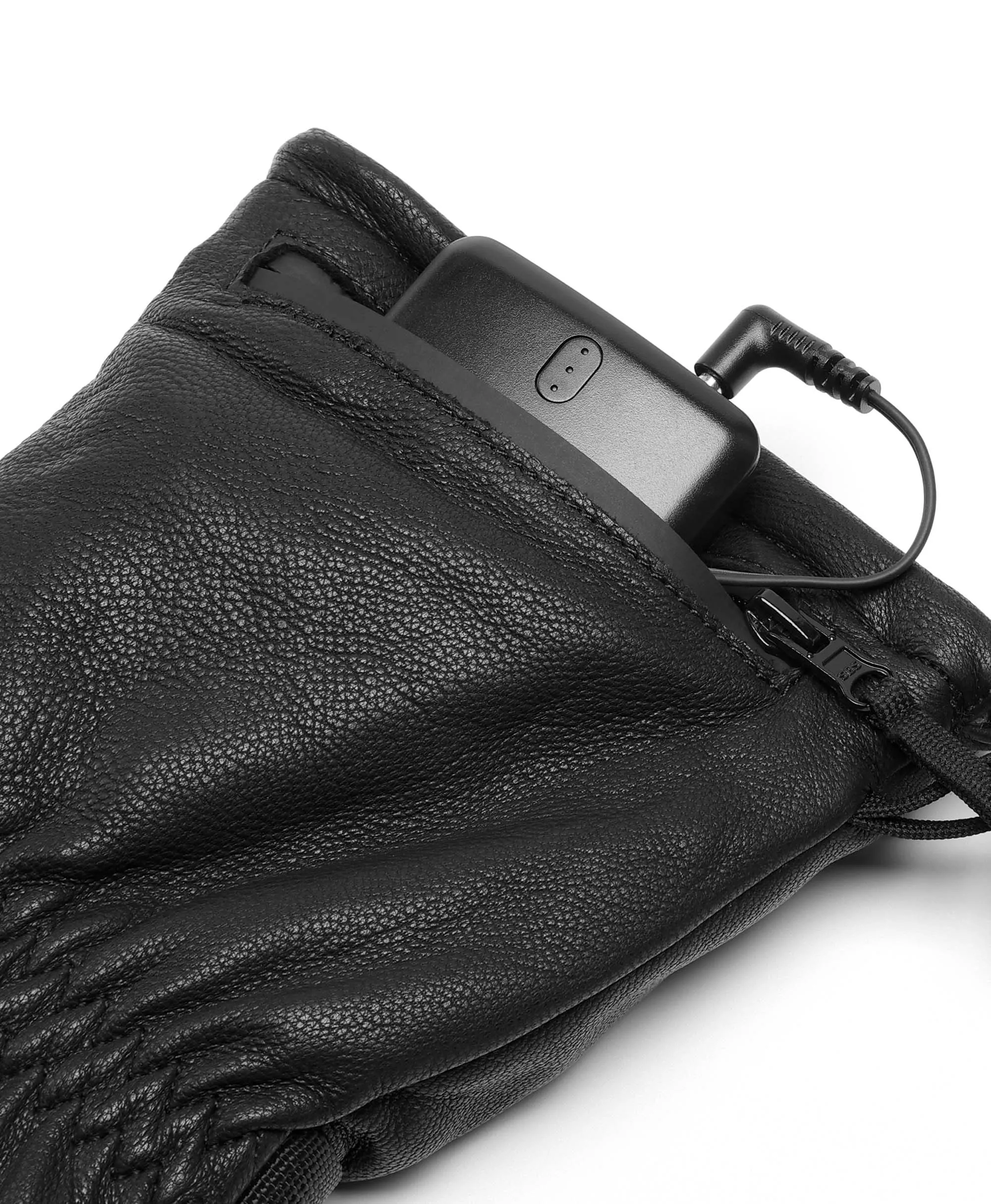 **Premium Heated Full Leather Unisex Gloves - Boise Collection**