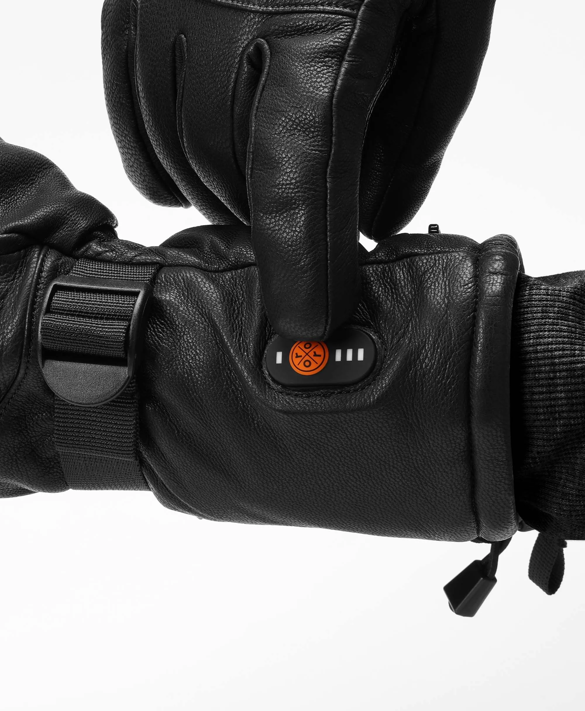 **Premium Heated Full Leather Unisex Gloves - Boise Collection**