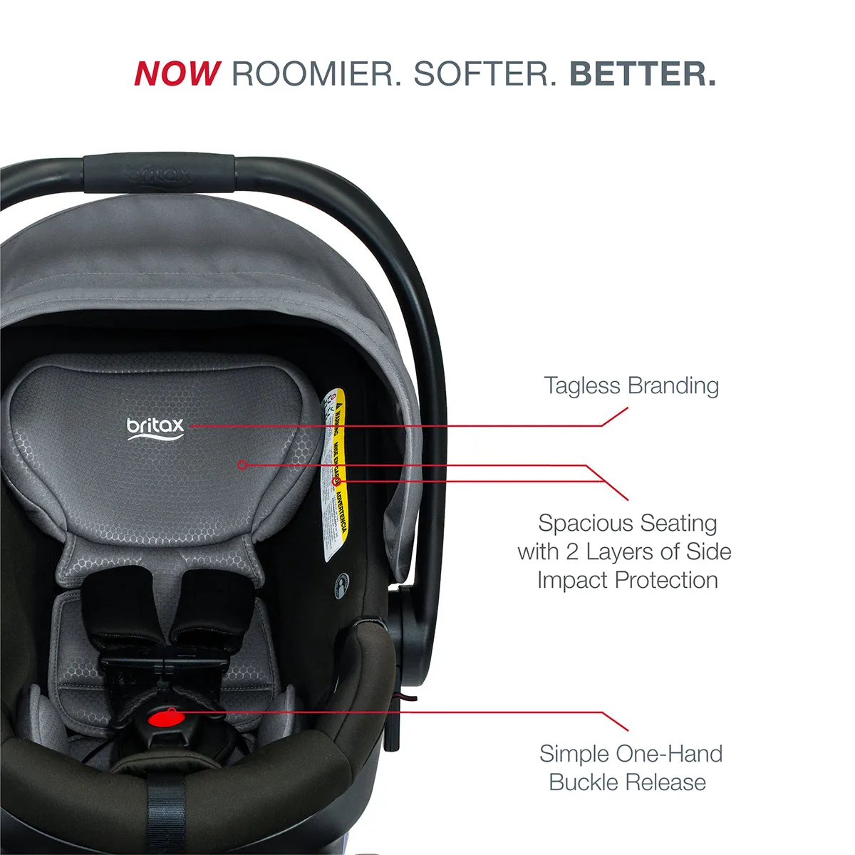 Britax B-Lively & B-Safe Gen2 FlexFit Travel System - Fog (SafeWash)