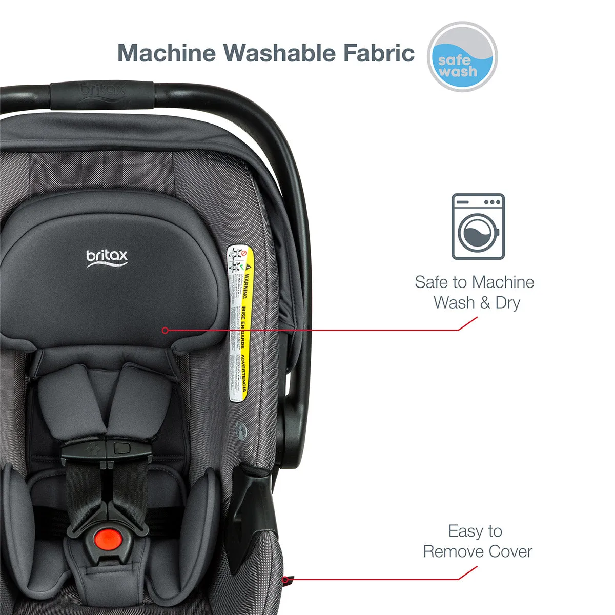 Britax B-Safe Gen2 FlexFit  Infant Car Seat - Drift (SafeWash)