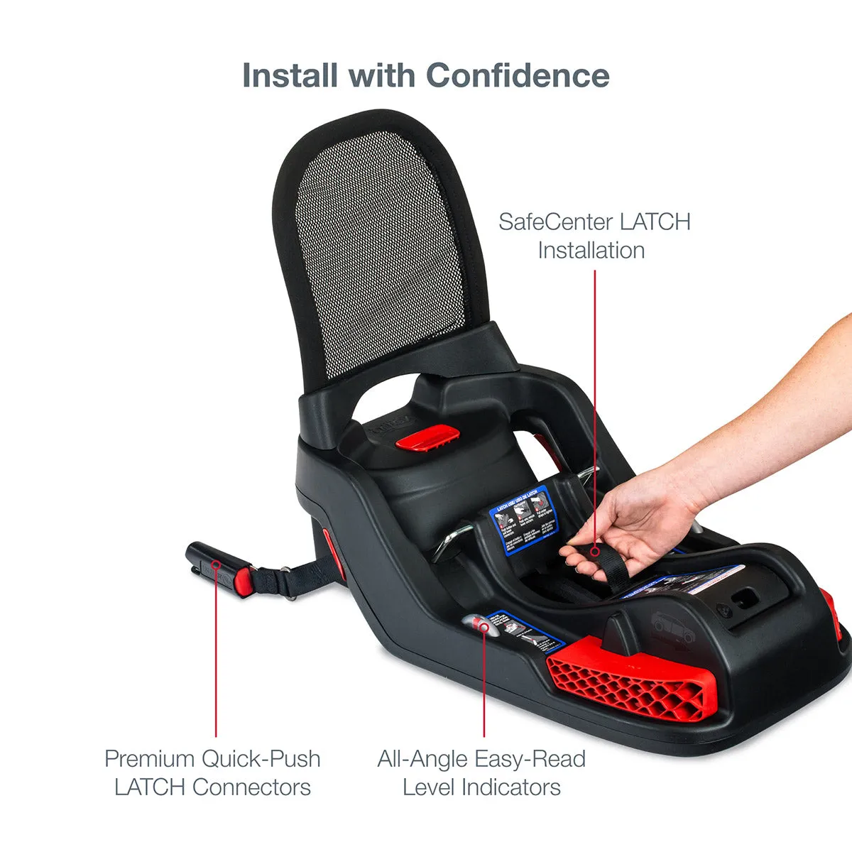 Britax B-Safe Gen2 FlexFit  Infant Car Seat - Jet (SafeWash)