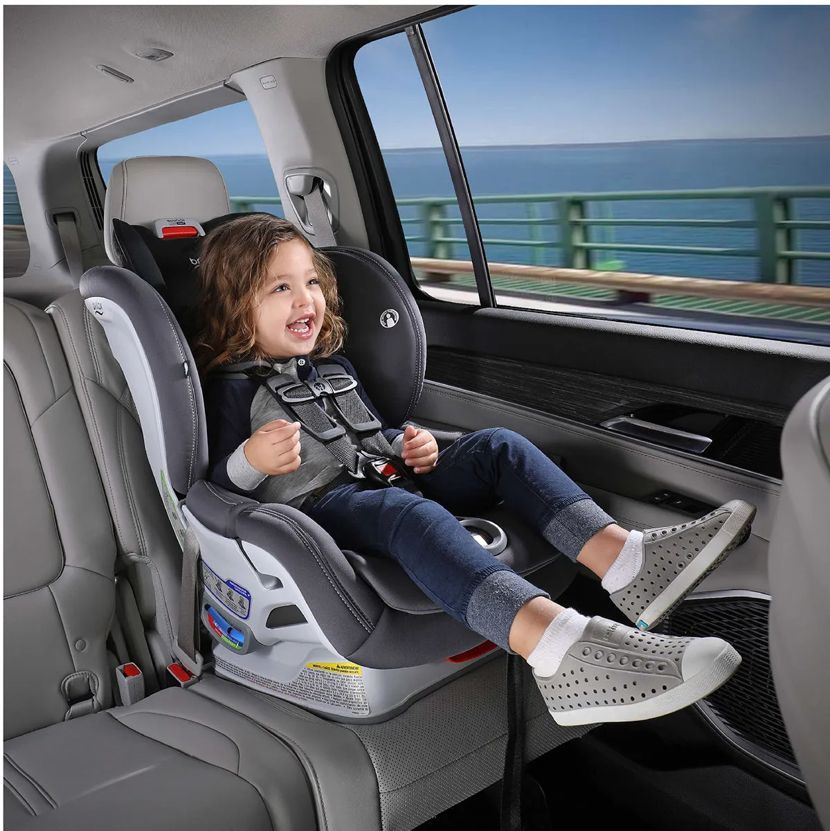 Britax Marathon Clicktight Convertible Car Seat - Mod Blue (SafeWash)