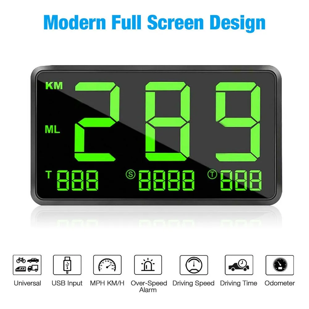 C90 Car Digital Hud Head  Up  Display Accurate Speedometer