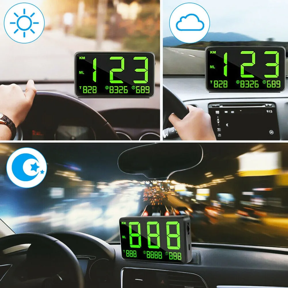 C90 Car Digital Hud Head  Up  Display Accurate Speedometer