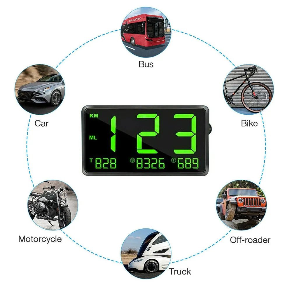 C90 Car Digital Hud Head  Up  Display Accurate Speedometer