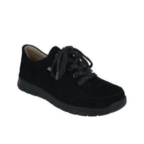 Finn Comfort Women's Swansea-S - Schwarz Velour