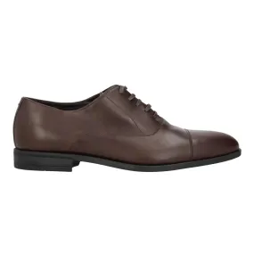 Harrys Of London Charles R Polished Leather Derby Shoe Dark Brown