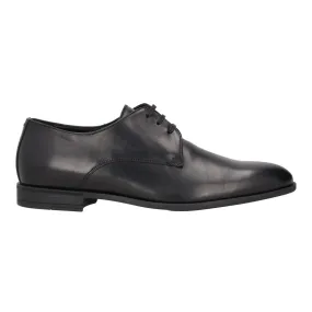 Harrys Of London Christopher R Polished Leather Derby Shoe Black