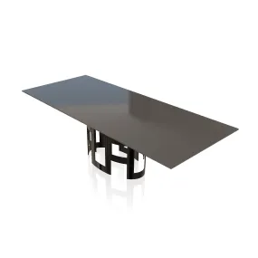 Imperial Rectangular Crystal Table