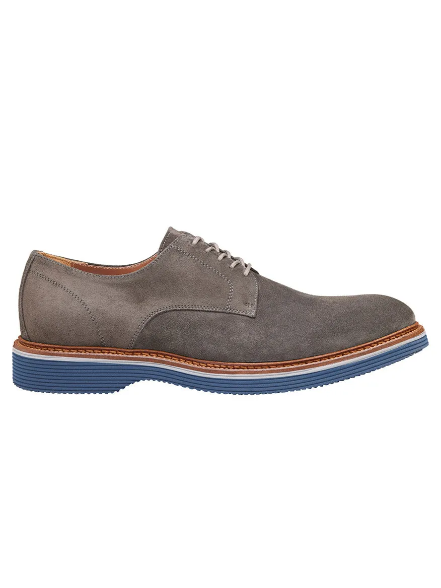 J & M Collection Jenson Plain Toe in Grey Italian Suede