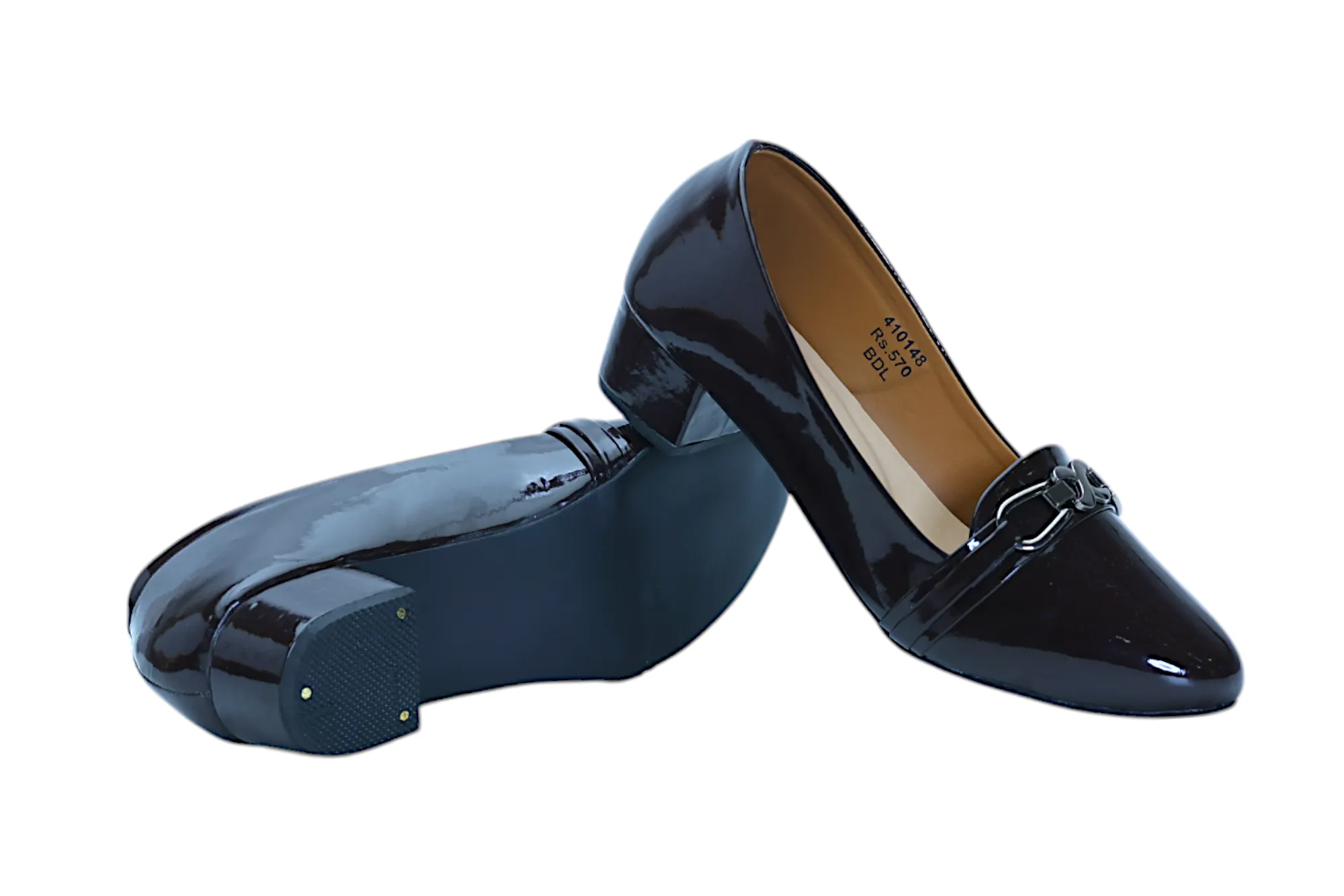 LADIES HEEL BELLY SHOE 410148