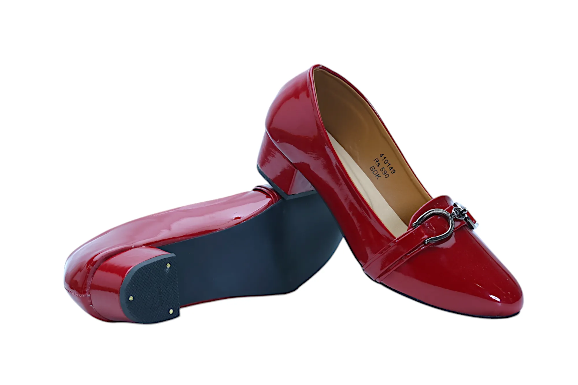LADIES HEEL BELLY SHOE 410149