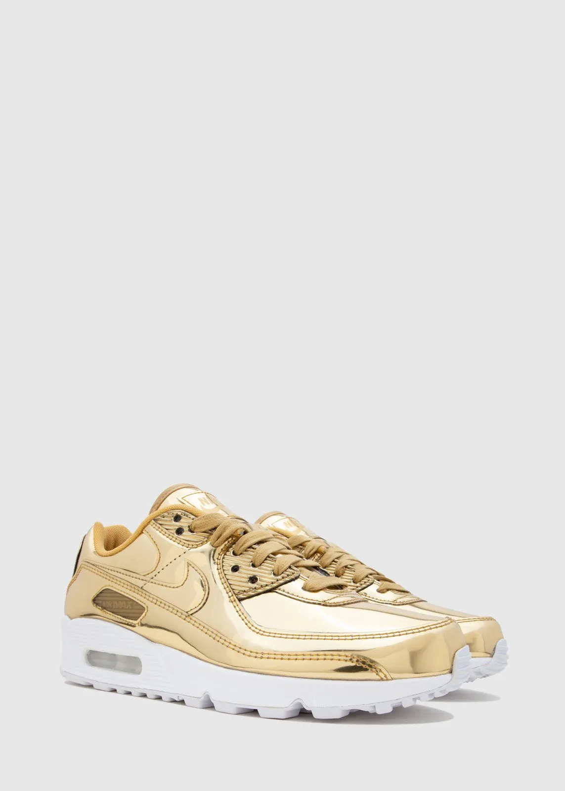 NIKE: WOMEN'S AIR MAX 90 "METALLIC GOLD" [GOLD]