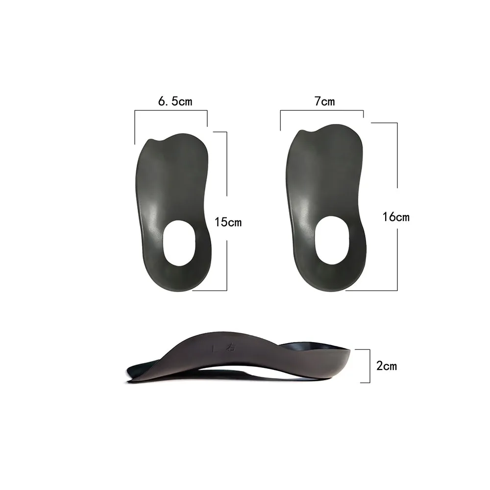 Set of 2 Pairs Feet Insoles Arch Supports Orthotics Inserts Flat Foot Orthopaedic Insoles for EU35-40