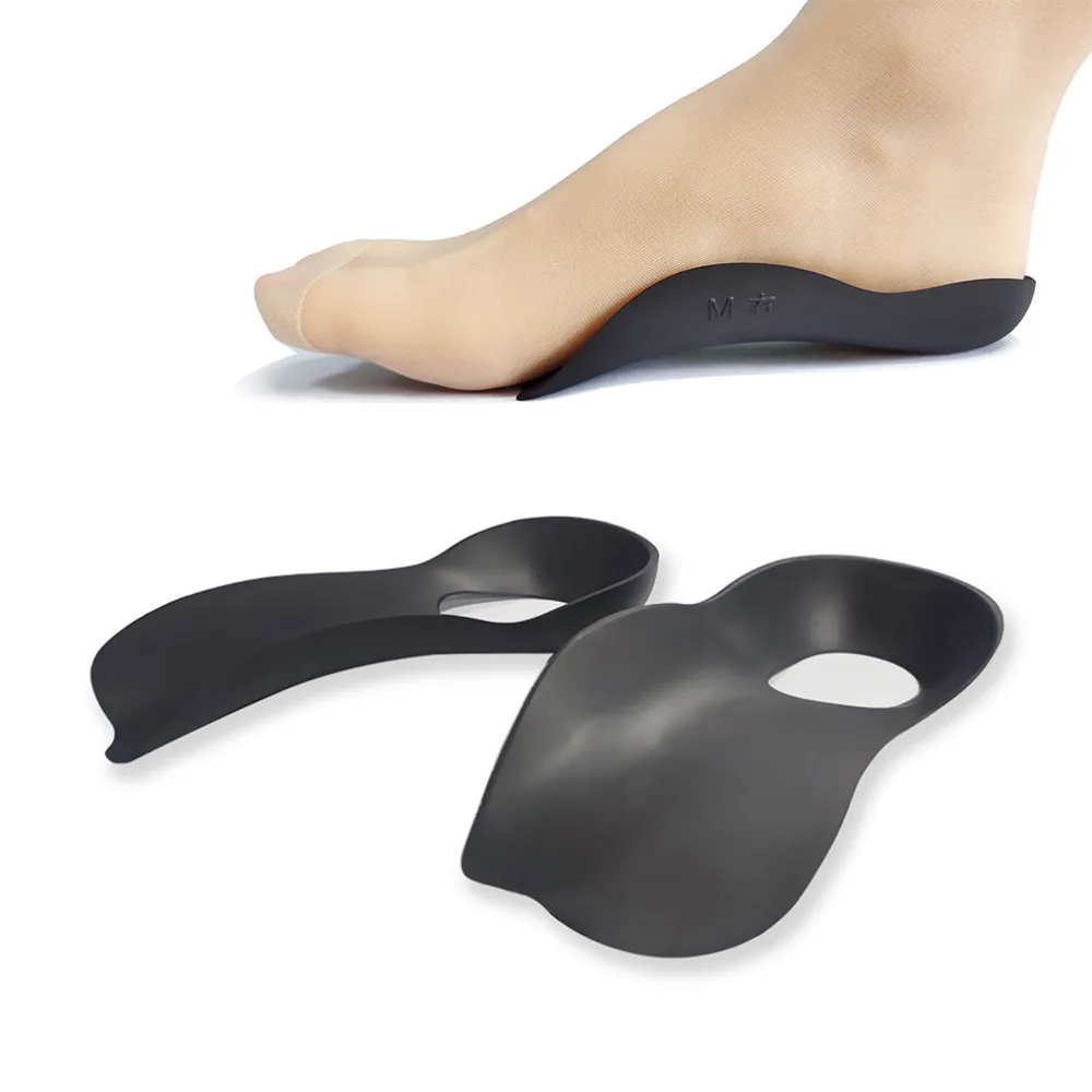 Set of 2 Pairs Feet Insoles Arch Supports Orthotics Inserts Flat Foot Orthopaedic Insoles for EU35-40
