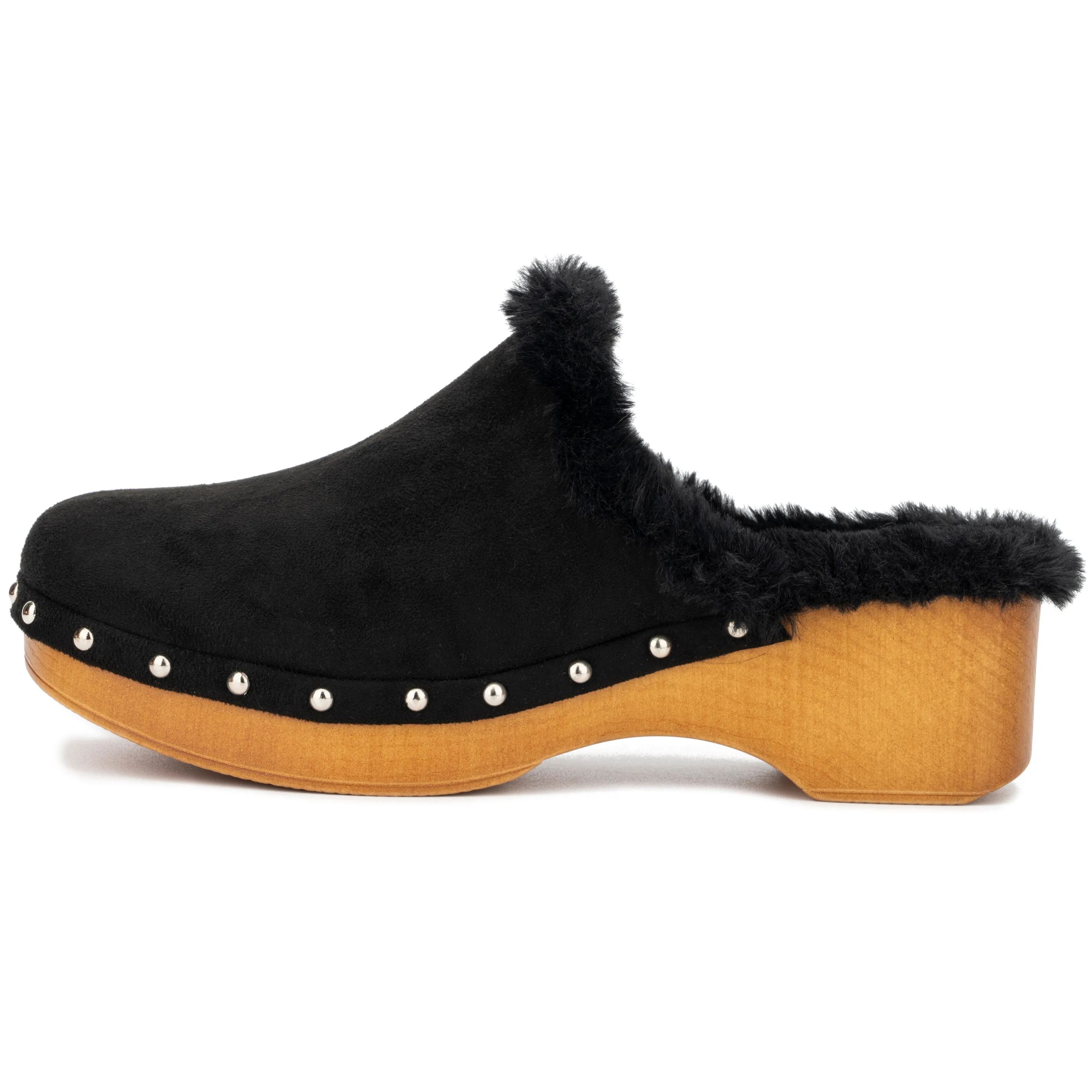 Wynna Faux Fur Mules